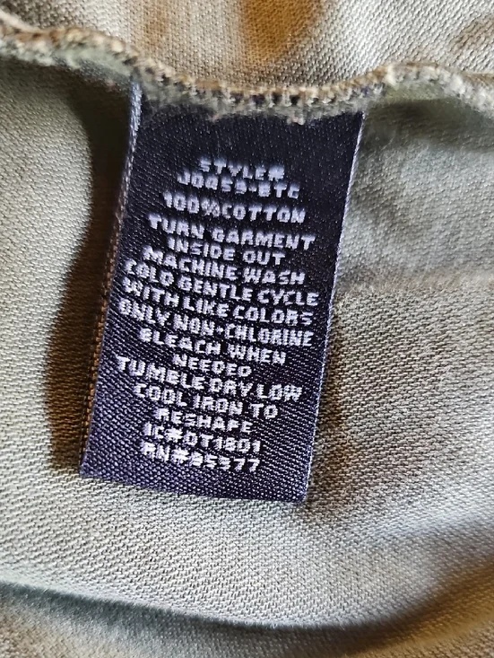 Sanctuary Olive Green Utility Jacket with Front Pockets Size Medium - Picture 7 of 7